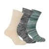 Bamboo Sock 3-pack -Urberg urberg bamboo sock 3 pack multi color