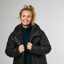 Gjemnes PU Pile Coat Wmn (Autumn 2021) -Urberg urberg gjemnes pu pile coat wmn autumn 2021 asphalt 3